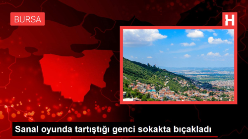 Sanal oyunda tartt genci sokakta baklad