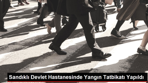 Sandkl Devlet Hastanesinde Yangn Tatbikat Yapld