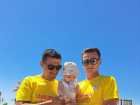 Sar�msakl� Plaj�'nda cankurtaranlar bebe�i Heimlich manevras�yla kurtard�
