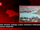 Siirt'te akrep sokan �oban ambulans helikopterle hastaneye kald�r�ld�