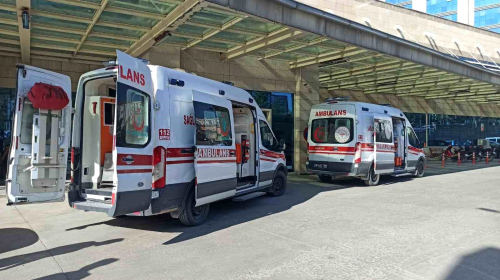 Siirt'te pat-pat aracnn devrilmesi sonucu 2 kii yaraland