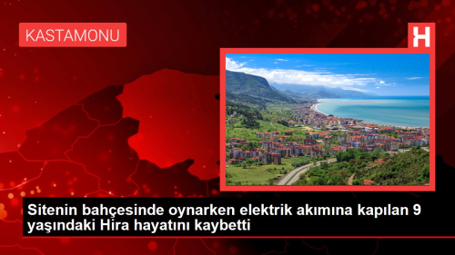Sitenin bahesinde oynarken elektrik akmna kaplan 9 yandaki Hira hayatn kaybetti