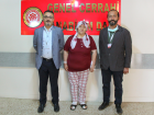 Sivas'ta bir hasta kentte ilk kez yap�lan ameliyatla sa�l���na kavu�tu