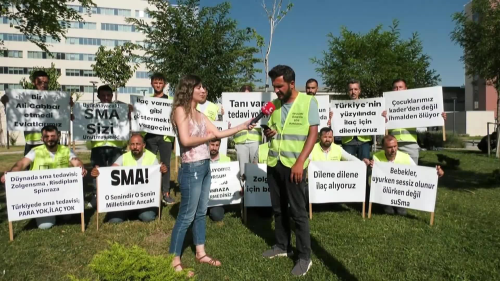 SMA Hastalarnn la Talebi Salk Bakanl nnde Basn Aklamasyla Dile Getirildi