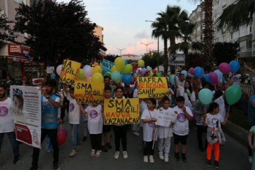 SMA Tip-1 hastas bebek iin yry dzenlendi