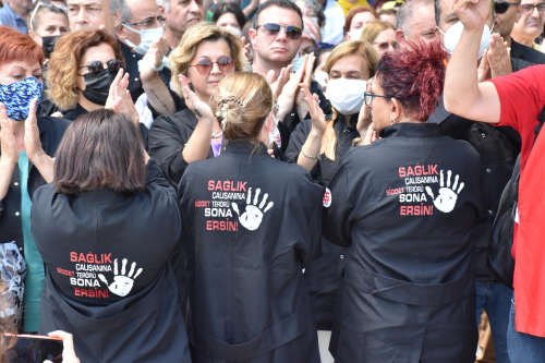 Son dakika... Bursa ve evre illerde salk alanlarndan, Dr. Ekrem Karakaya'nn ldrlmesine tepki