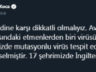 Son dakika haberi: Bakan Koca: Mutasyonlu vir�s tespit edilen vatanda� say�s� 128'e y�kseldi