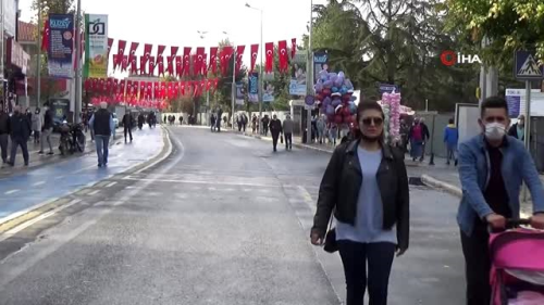 Son dakika haberi: Vaka art oran yzde 99 olan Dzce'de polis maske denetimi yapt