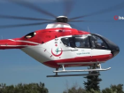 Ambulans helikopter 6 hastan�n yard�m�na yeti�erek rekor k�rd�