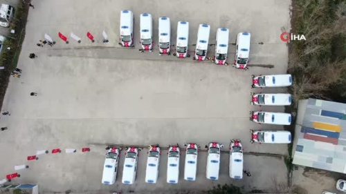 Son dakika salk: Bursa'ya 18 yeni ambulans