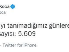 Son dakika sa�l�k: Koronavir�s salg�n�nda g�nl�k vaka say�s� 5 bin 609 oldu (2)