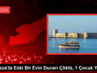 Tarsus'ta Eski Bir Evin Duvarı Çöktü: 1 Çocuk Yaralandı