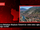 Taşova Belediye Başkanı Bayram Öztürk'ün oğlu Talha Murat Öztürk son yolculuğuna uğurlandı