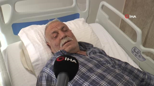 Tekerlekli sandalye ile geldi yryerek kt