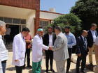 Tel Abyad'da sa�l�k alan�nda y�r�t�len �al��malar incelendi
