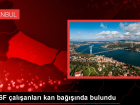TMSF �al��anlar� T�rk K�z�lay'�n Kan Verme Kampanyas�na Destek Verdi