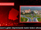 Trabzon'a gelen depremzede kad�n tedavi alt�na al�nd�