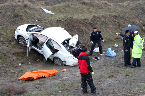 Trafik Kazalarnda 10 Ylda 42 Bin Kii Can Verdi