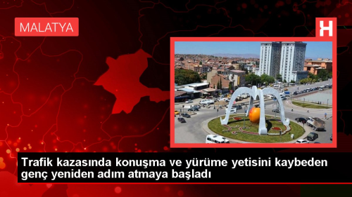 Trafik kazasnda konuma ve yrme yetisini kaybeden gen yeniden adm atmaya balad