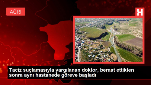 Tunceli'de cinsel taciz sulamasyla beraat eden doktor yeniden greve balad, tepki ekti