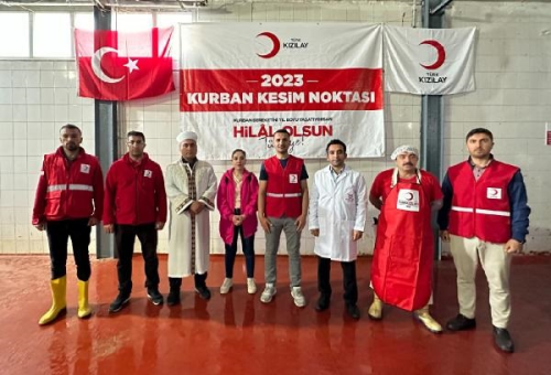 Trk Kzlay Kurban Kesimlerine Balad