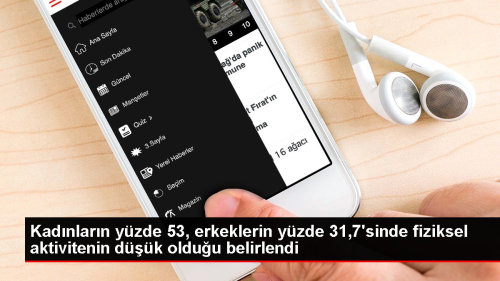 Trkiye'de Kadnlarn Yzde 53' ve Erkeklerin Yzde 31'i Fiziksel Aktivite Dzeyi Dk