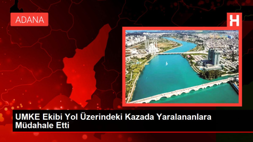 UMKE Ekibi Yol zerindeki Kazada Yaralananlara Mdahale Etti