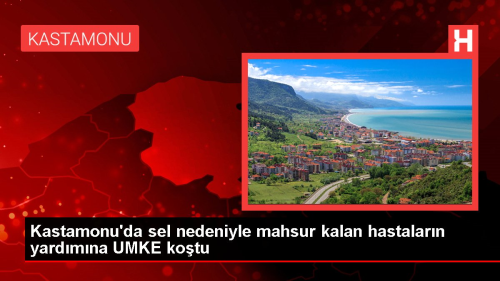 UMKE ekipleri, Kastamonu'da mahsur kalan hastalara yardm etti