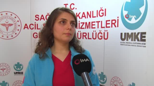 UMKE g�n�ll�leri deprem b�lgesinde unutamad�klar� an�lar� �HA'ya anlatt�