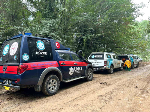 UMKE, Krklareli'nde Sel Arama Kurtarma almalarna Destek Veriyor