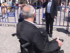 �mraniye'de, engellilerle empati i�in 1 dakikal���na engelli oldular