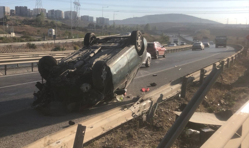 mraniye'de trafik kazas: Bir kii yaraland