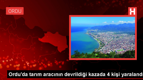 nye'de tarm arac devrildi, 4 kii yaraland