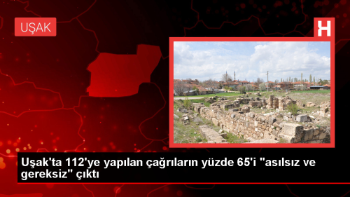 Uak 112 Acil ar Merkezi'ne Gelen arlarn Yzde 65'i Aslsz