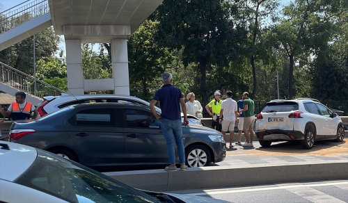 skdar'da Zincirleme Trafik Kazas