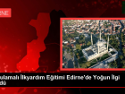 Uygulamal� �lkyard�m E�itimi Edirne'de Yo�un �lgi G�rd�