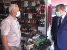 Vali Y�lmaz esnaf� ziyaret edip 
