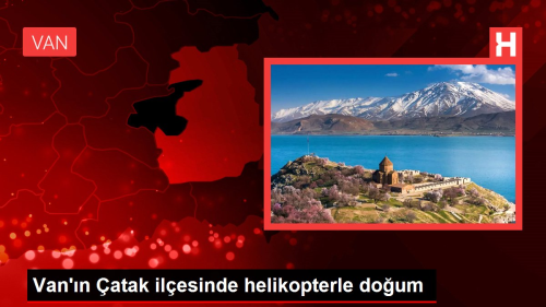 Van'n atak ilesinde helikopterle doum