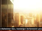 Yeni Alzheimer ilac�, hastal���n ilerlemesini yava�lat�yor