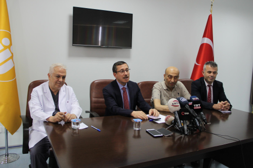 Yeni�a�a Belediye Ba�kan� �a�lar, Malatya'da karaci�er nakliyle sa�l���na kavu�tu A��klamas�