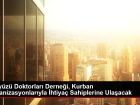 Yeryüzü Doktorları Derneği, Kurban Organizasyonlarıyla İhtiyaç Sahiplerine Ulaşacak