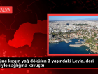 Y�z�ne k�zg�n ya� d�k�len 3 ya��ndaki Leyla, deri nakliyle sa�l���na kavu�tu