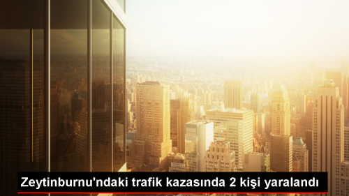 Zeytinburnu'nda trafik kazas: 2 kii yaraland