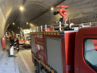 Zonguldak'ta ambulans yang�n� itfaiye ekipleri taraf�ndan s�nd�r�ld�