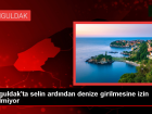 Zonguldak'ta Sel Felaketi Sonras� Plajlarda Denize Girmek Yasakland�